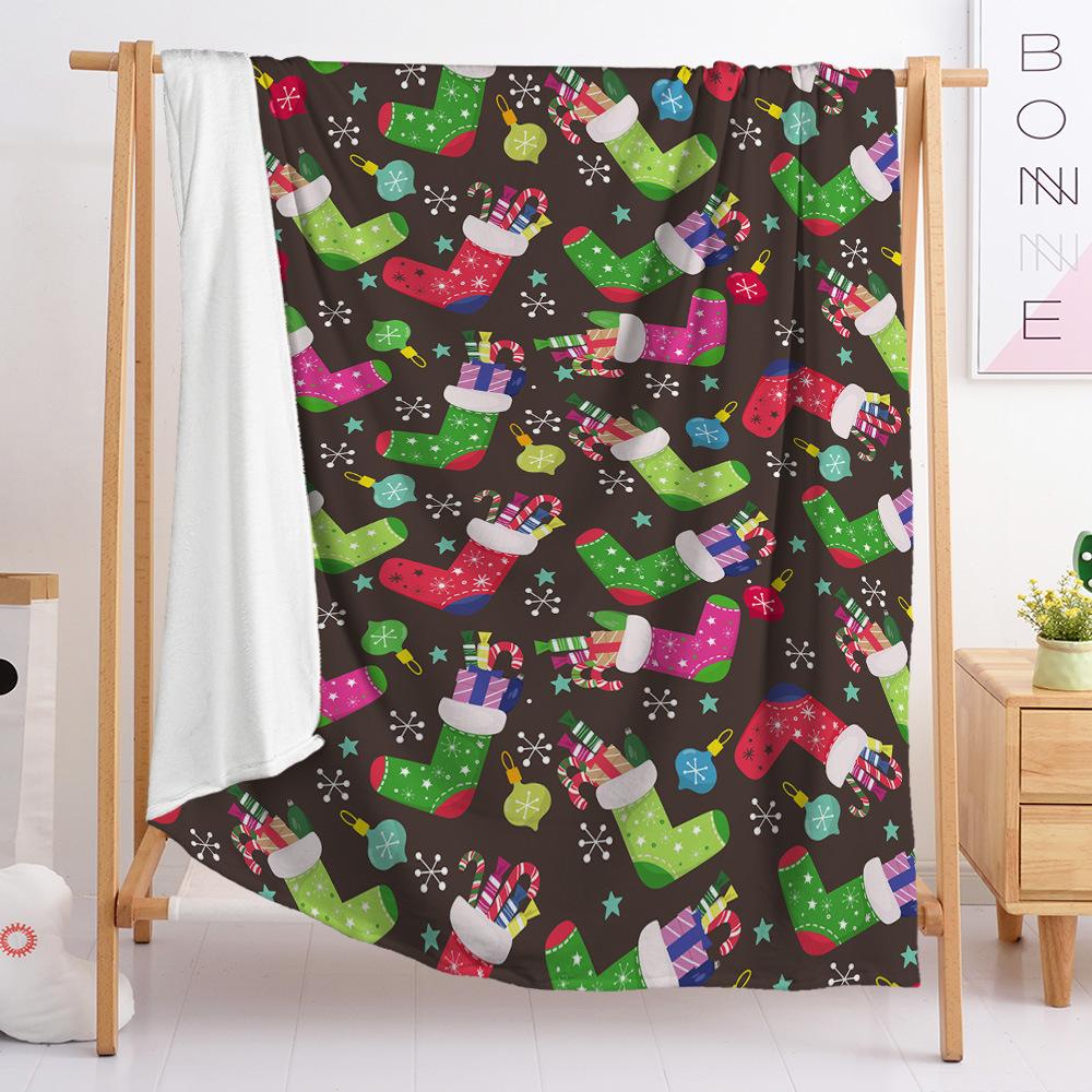 3D Digital Printed Christmas Blanket Flannel Blanket Fur Blanket Spring And Autumn