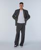 INSTANTFUNK Ms Striped Wool Slacks - Charcoal
