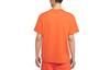 Nike T Shirts Men's Orange Crew Neck Moderate Straight Fit DJ6297-801