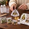 Resin Christmas Tree Kit DIY Night Light Kit, Holiday Craft Set with Making Silicone Mold, LED Light, Decorations & Tools, Gift for Crafters Project