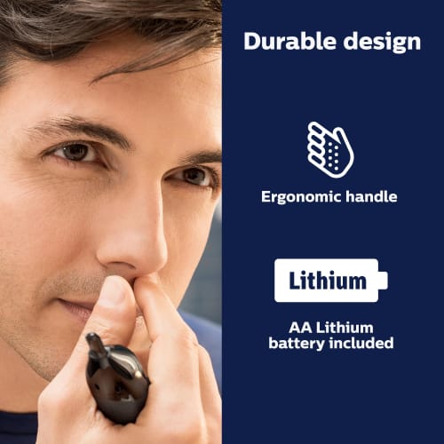 Philips Norelco Nose Trimmer 5000 Nose/Ear/Eyebrow Trimming Kit NT5600/62