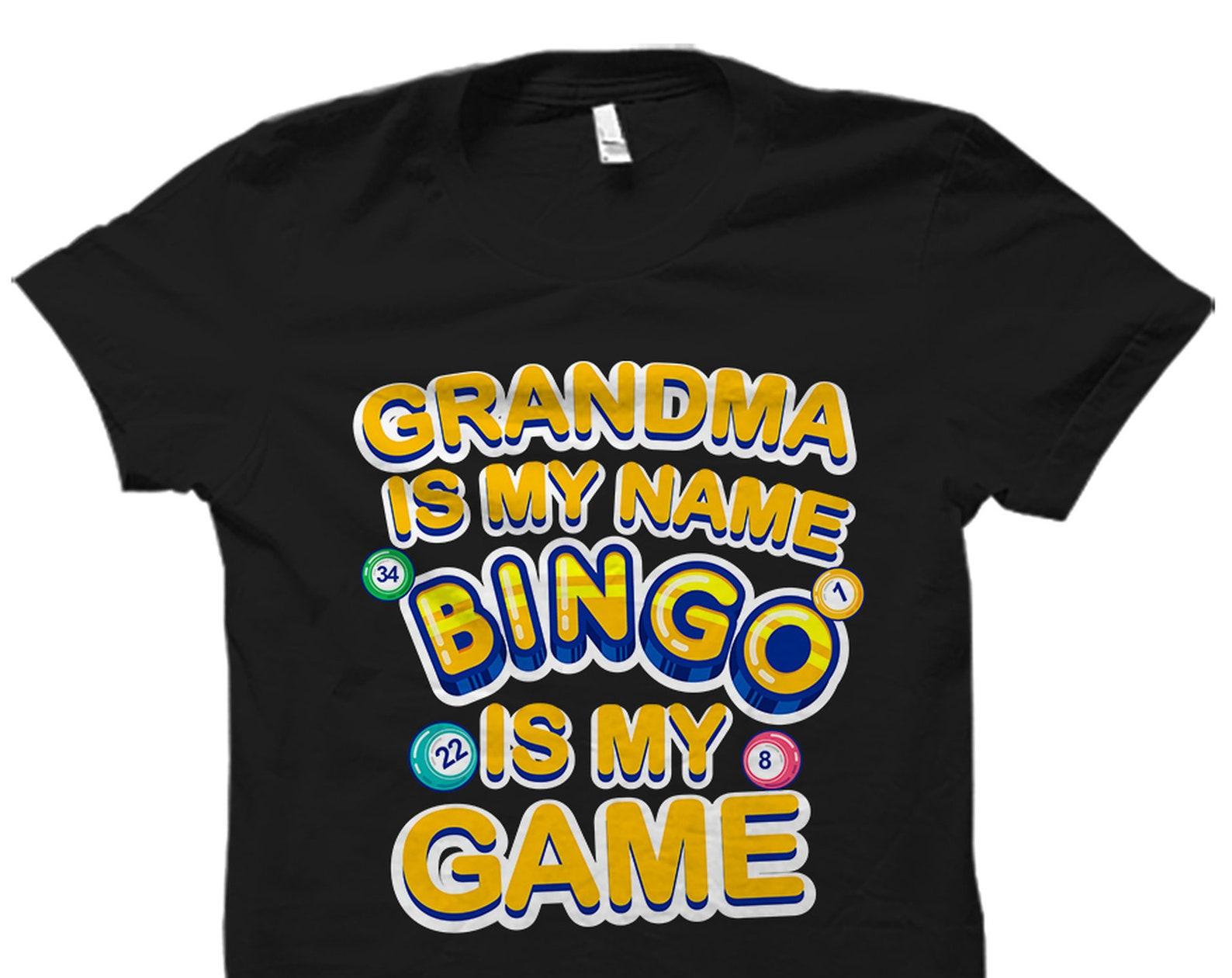 Bingo Gift Bingo Shirt I Love Bingo Shirt Bingo Tshirts Bingo Lover Gifts Gift For Grandma Bingo T Shirt Bingo Shirts #OS3075 4XL