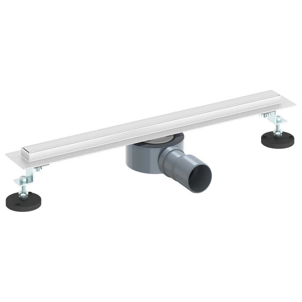 360 degrees Shower Drain with Slim Model Silver 50 cm Stainless Steel 304