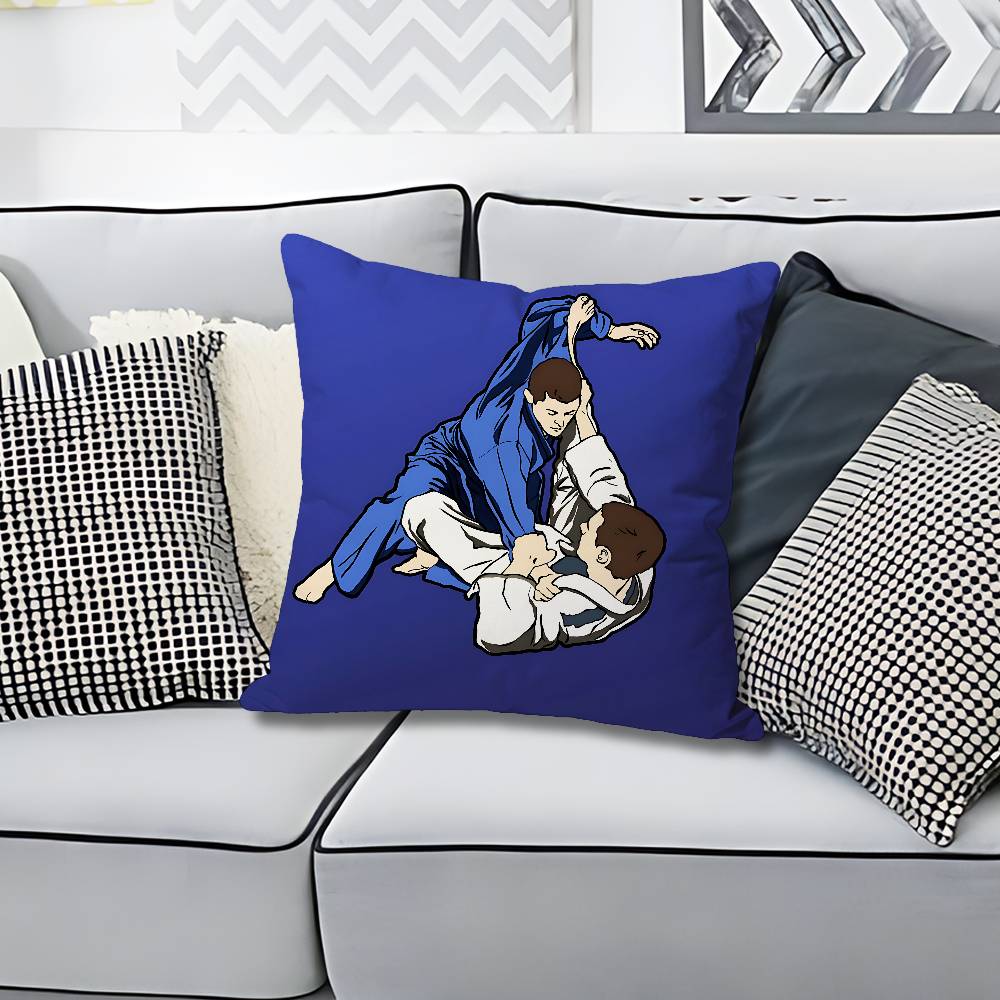 BBrazilian JJiu JJitsu BJJ Various Sizes Square Pillow Case For Car Home Bedchamber Decor Custom Valentine Gift