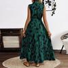 Women Casual Sleeveless Summer Dresses Spring Patchwork Boho Floral Cocktail Party Dress