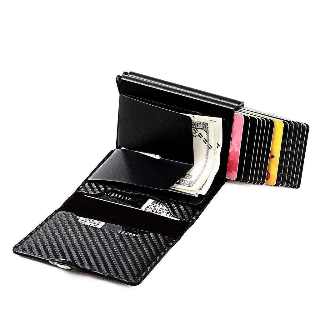 Aluminum Anti-Theft Card Holder Wallet for Men and Women