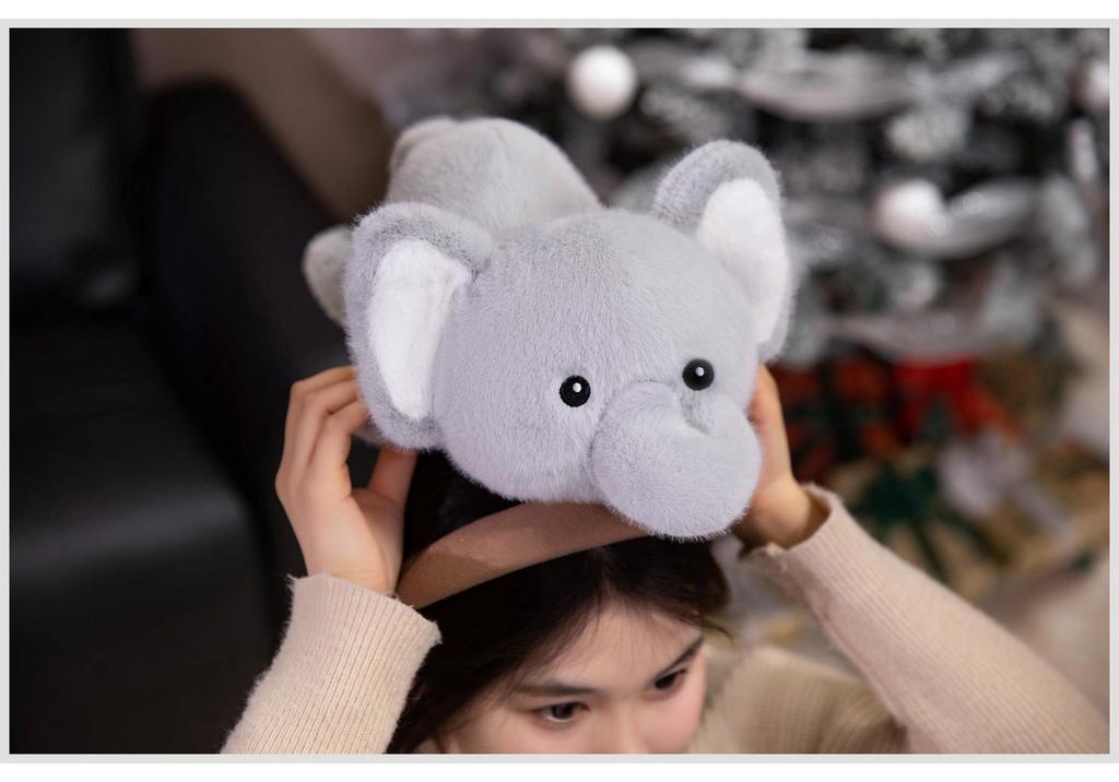 Adorable Plush Toy: Pig, Elephant, Bear, and Dog Sleeping Pillows for Children