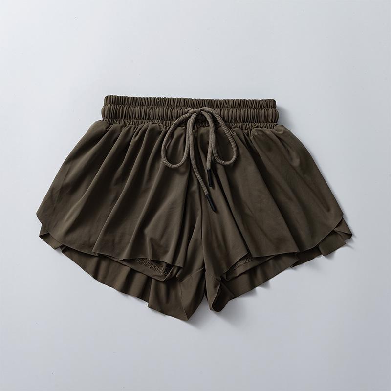 Gonna da Yoga/Tennis da Donna ad Asciugatura Rapida con Pantaloncini Traspiranti e Tasche
