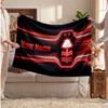 Coperta Personalizzata in Pile Nottingham Forest con Logo Calcio, Testo Nome Personalizzato Morbida Calda Coperta da Divano per la Casa