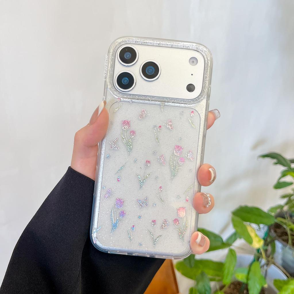 IMD Full-Screen Tulip Case for iPhone 17 Pro/15 Pro Max/16 PM