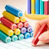 Colored Eraser Pencil Style Eraser Hexagonal Erasable Eraser Student Eraser Office Sketching Painting Art Supplies