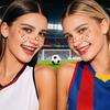 Football Face Tattoos, Waterproof Temporary Freckle Stickers, Soccer Match Body Art for Sports Fans, Game Day Party Makeup