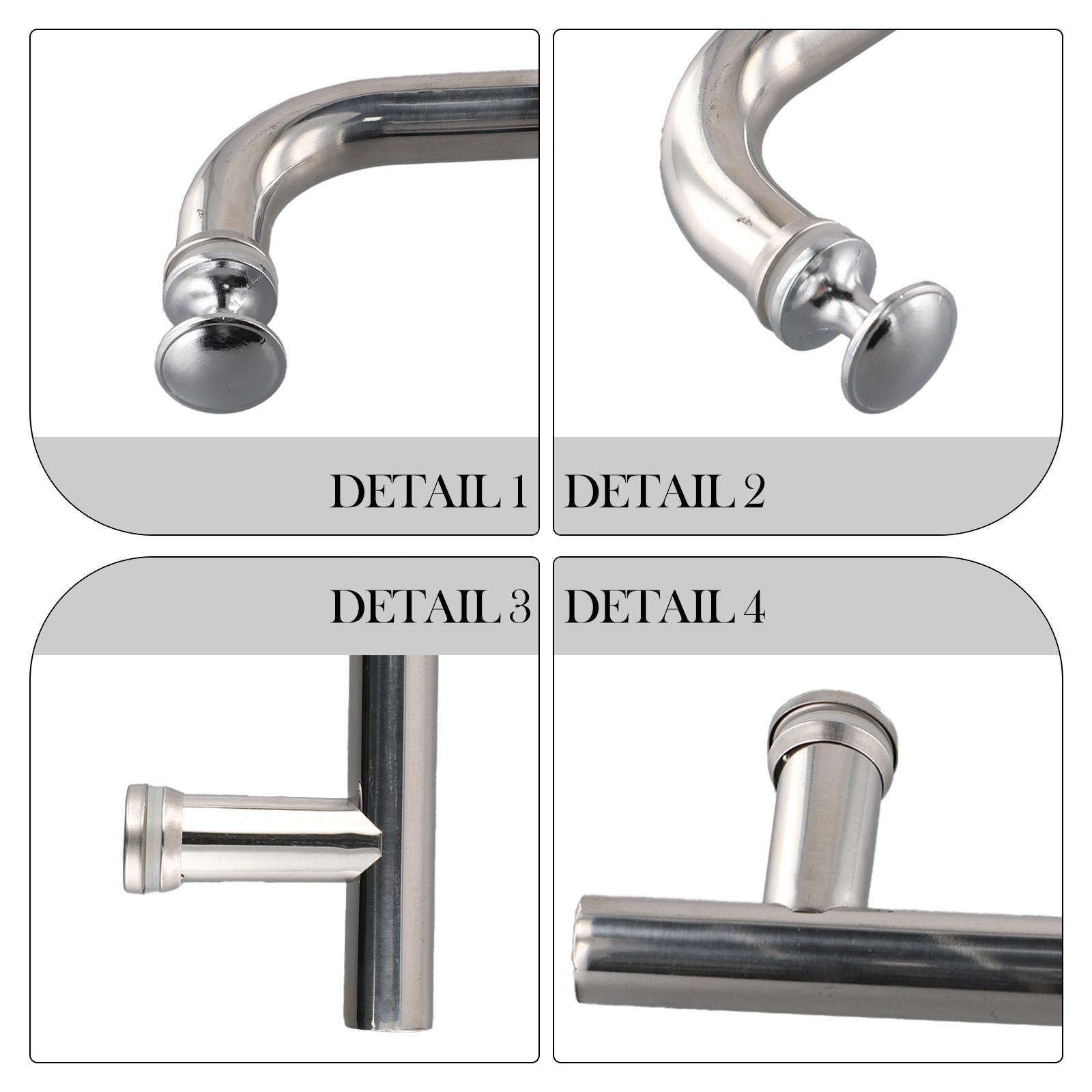 Shower Door Handles Stainless Steel Shower Door Pull Glass Sliding Door Handle Bathroom Handrails Furniture Pull Hardware China Mainland