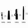 60PCS with Leader Clip Carp Fishing Tackle Kit Fishing Accessories Set  for Carp Anglers