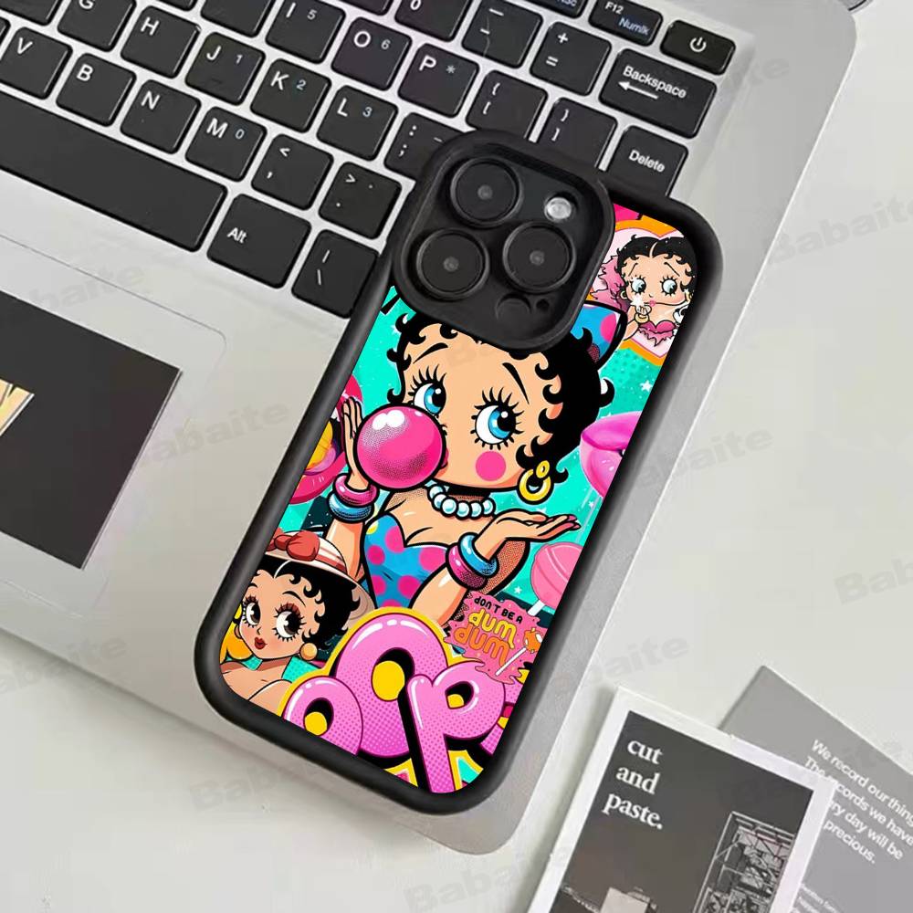 Sexy Girl B-Betty Boop Phone Case For IPhone 17 16 15 14 13 Pro Max Plus 12 11 Cover