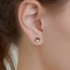 Primaute [Silver925]Hole Round Earring