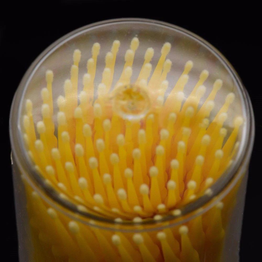 100 stücke Auto Wartung Werkzeuge Pinsel Farbe Touch-up Gelb Stift Einweg Kleine Spitze Zubehör 1,0mm Micro
