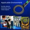 High Sensitivity Foldable Metal Detector Handheld Precise Location Handheld Metal Scanner LCD Display 360 Degree