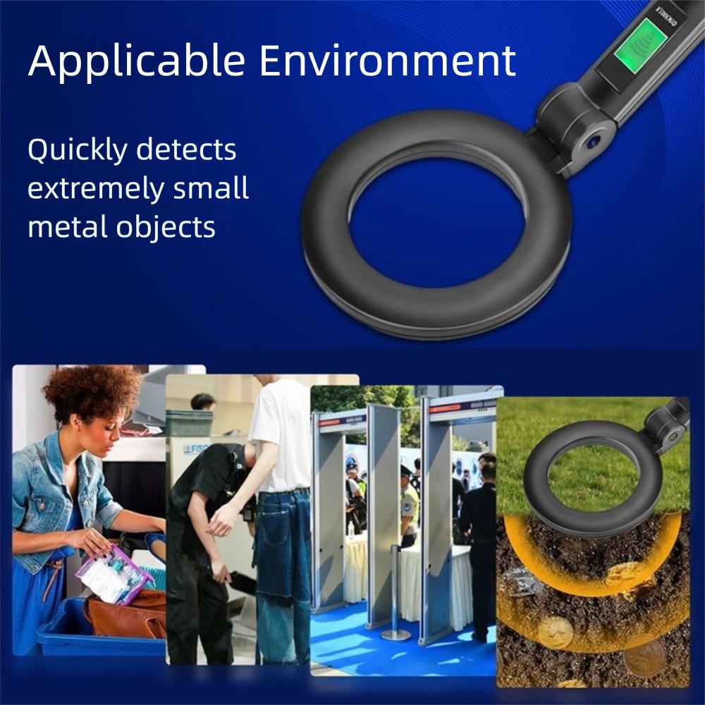 360 Degree Foldable  Metal Detector High Sensitivity Metal Finder  Alarm Coil Detect Tools