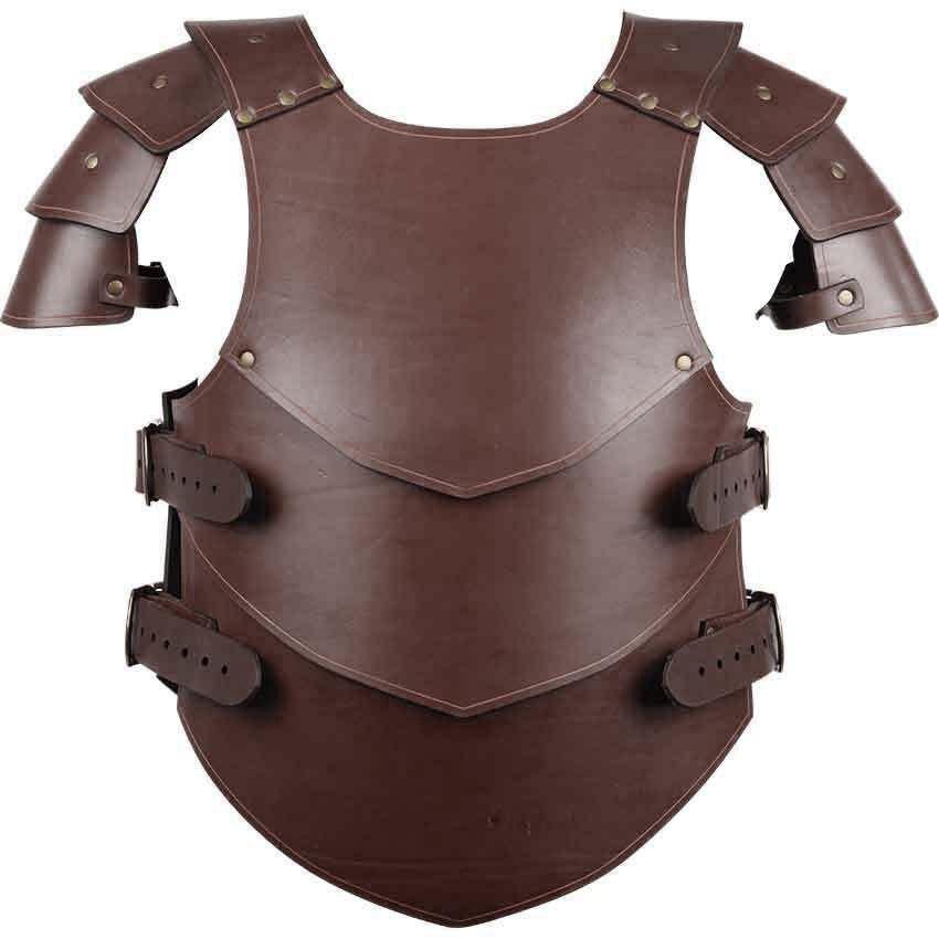 Medieval Knight Armor Costume for Halloween and Cosplay темно-коричневого