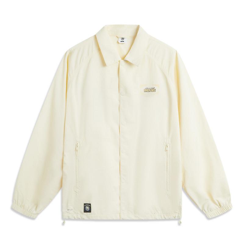 

Li-Ning Anti-Five Series Simple Loose Letter Polo Collar Casual Jacket Men Jacket AFDVD05-1 M