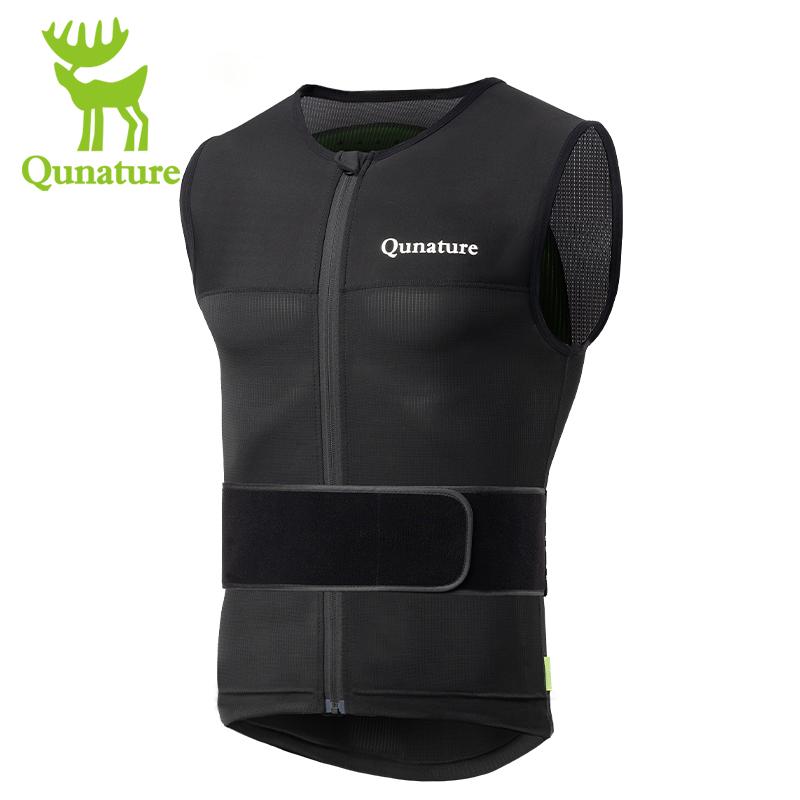 

Qunature Ski Vest Outdoor Sports Back Protection Vest Adults Thickened ESA Pad Protector Breathable Ski Snowboard Vest S