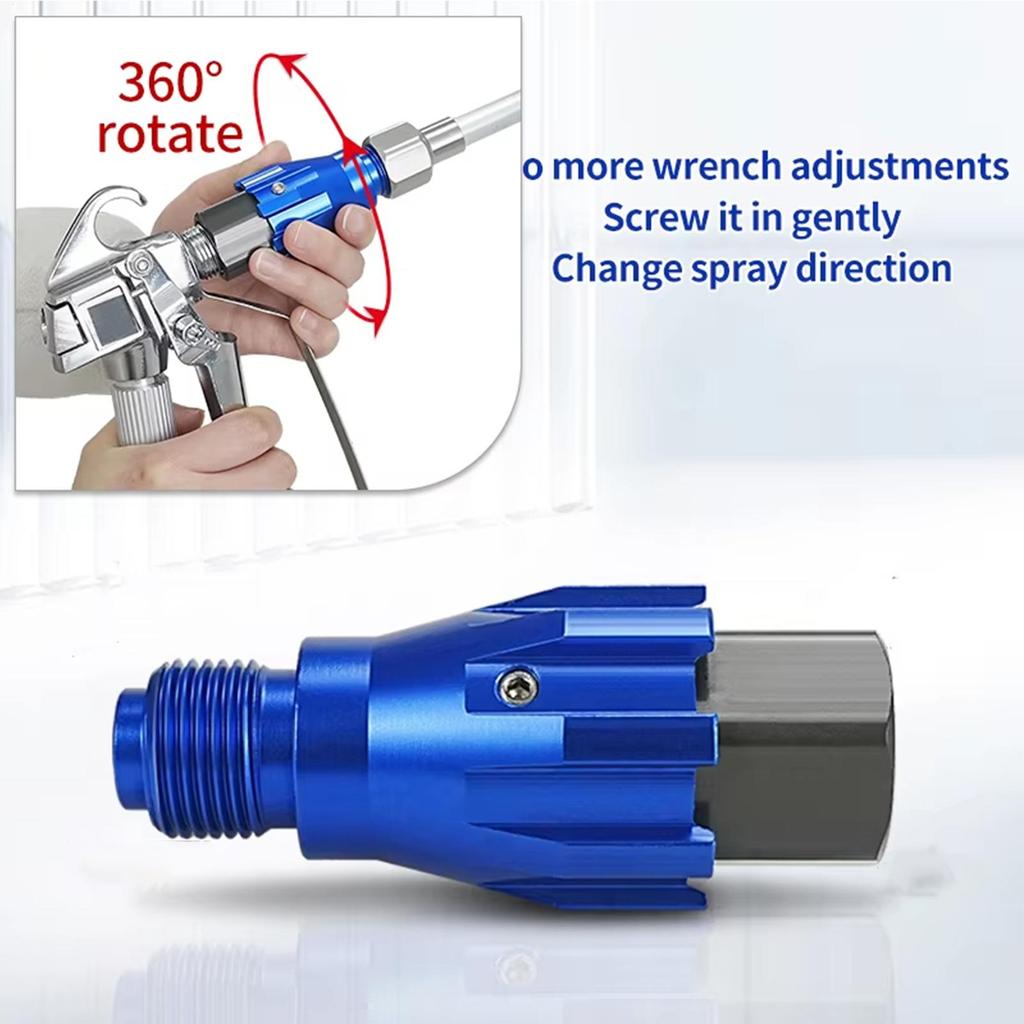 Airless Sprühschlauch Schwenkgelenk Schwenkadapter 360 Grad Drehung Ersatzteil Für Hausmöbel Decken Industrie