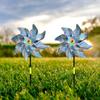 8Pcs Bird Repeller Pinwheel Reflective  Garden Plant Flower Bird Repellent Windmill Garden