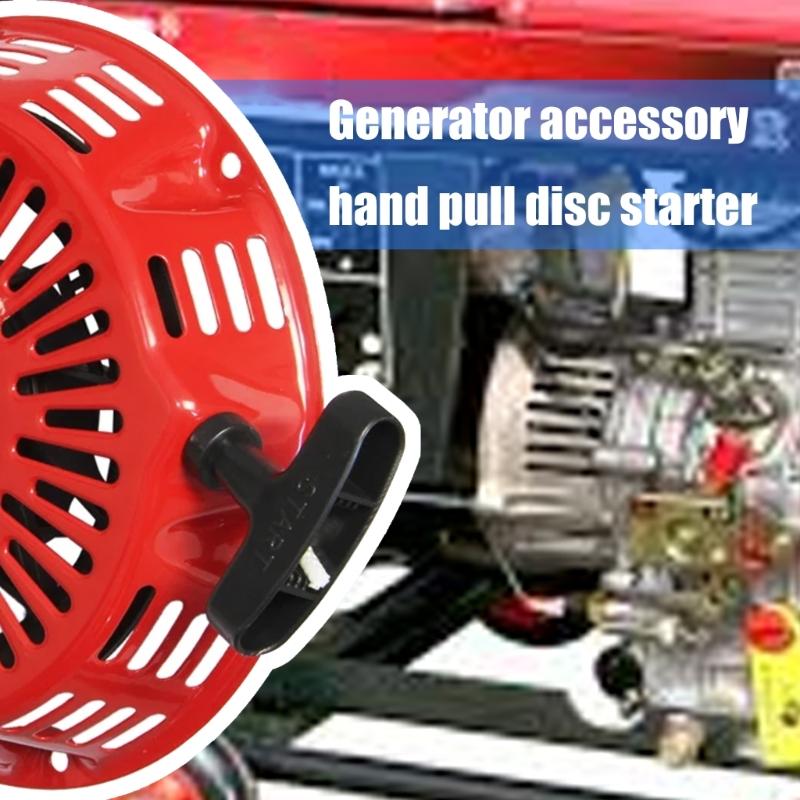 ABS Recoil Starter Replacement For 11HP 13HP GX340 GX390 Engines 200mm Center Hole Design 2840-ZE3-W01ZP 28400-ZE3-W01ZA