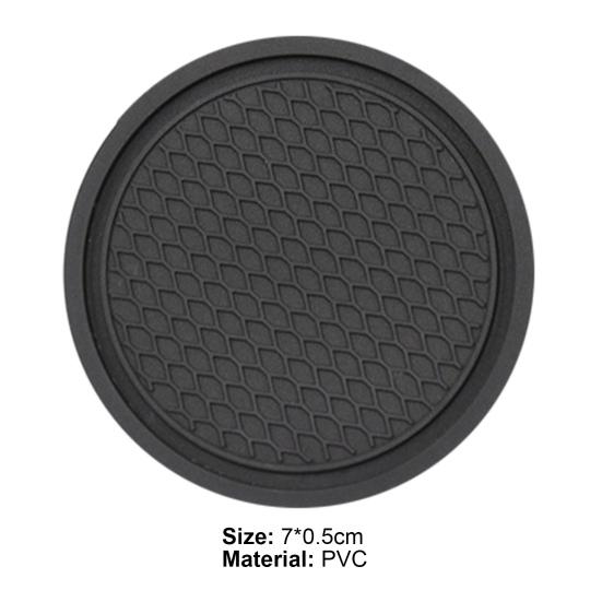 Wear-resistant Car Cup Pad Widely Use PVC Decorative Anti-slip Car Cup Holder Mat