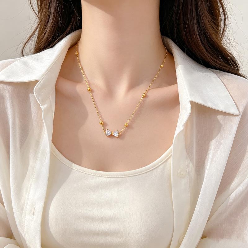Women s Versatile Collarbone Bow Necklace T201 necklace