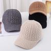 Winter Autumn Warm Versatile Knit Baseball Cap For Middle Aged Elderly