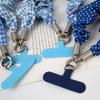 Korean Floral Plaid Phone Wrist Strap Women Detachable Phone Chain Universal Anti Lost Lanyard Cute Daily Phone Wristband