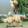 Dog Boots -Proof Dog Booties With Reflective Rugged Sole 4PC