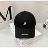 Department letter B embroidered brim casual fashion versatile street soft top cap baseball cap couple hat new