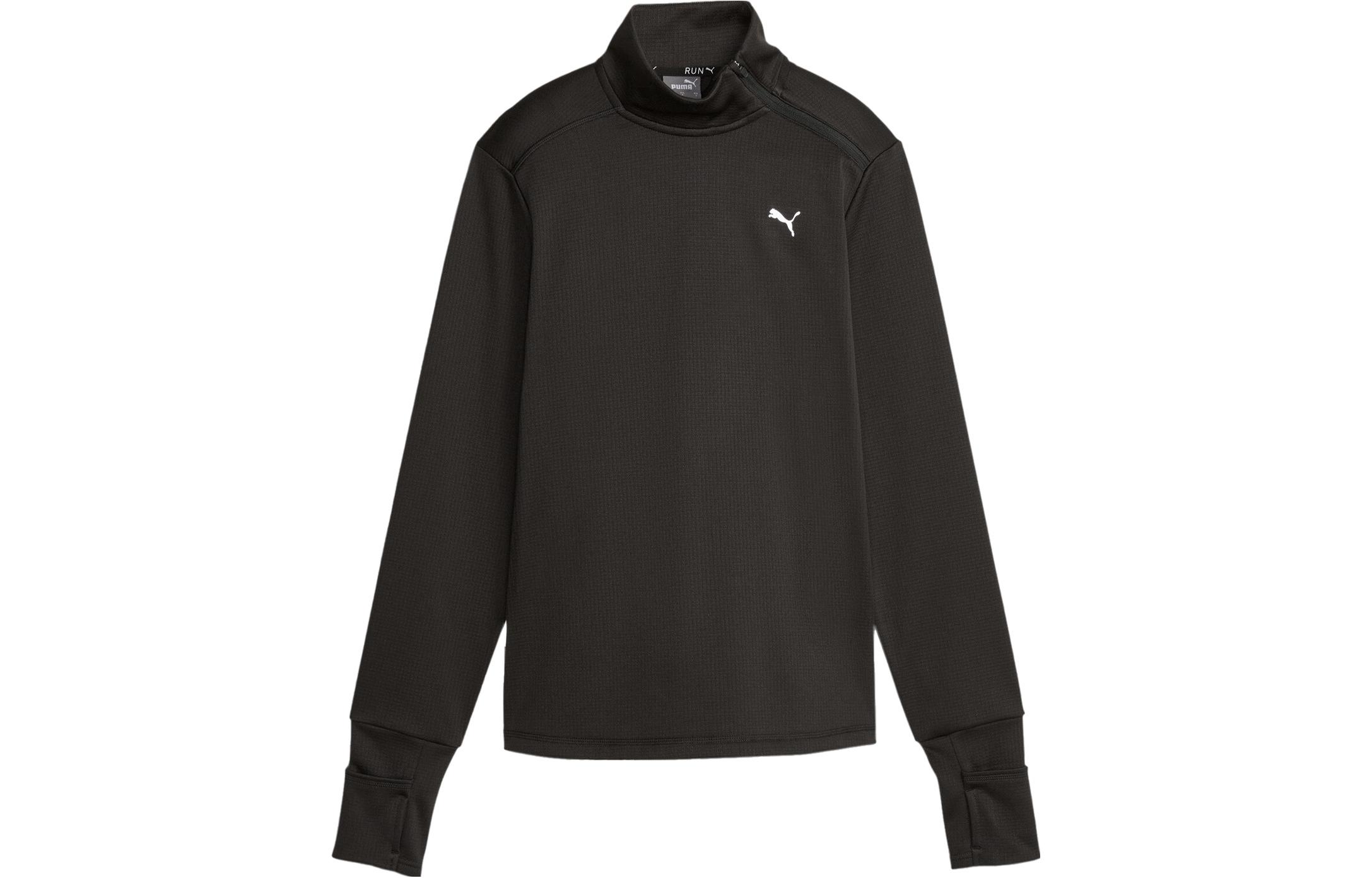 PUMA Sweatshirts Women s Black Stand Collar Moderate Other 524600-01 M