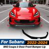 For Subaru BRZ Coupe 2-Door 2022 2023 2024 Automobile Front Bumper Lip Sports Style Spoiler ABS Splitter Body Modification Kit