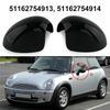 Glossy Black ABS Mirror Housing Cover for Mini Cooper R55 R56 R57 R58 R60 R61 Fits 2007 2008 2009 2010 2011 2012 2013 2014
