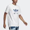 Adidas Originals Camo Logo Print Short Sleeve T-Shirt Men Tops White DX3676