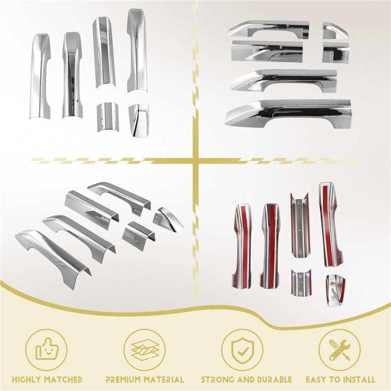 Exterior Door Handles Cover For Ford Transit T8 2024 Outside Door Handles Trim-A87Q