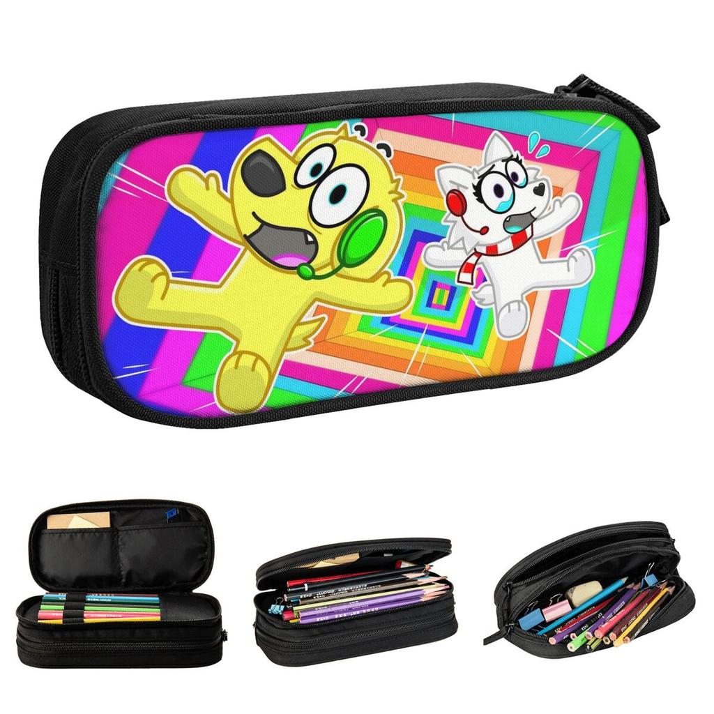 Tylers And Snowi Pencil Case Lovely Pen Holder Bags Student Large Storage School Supplies Gift Pencilcases
