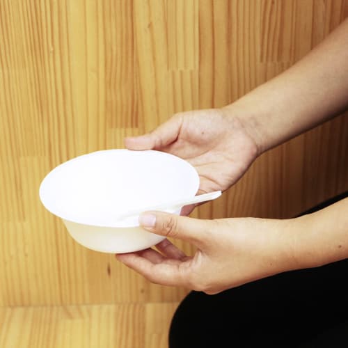 [Commercial Use] ECO Sugarcane Fiber Bowls, 13cm (350ml Capacity) (Pack of 50)