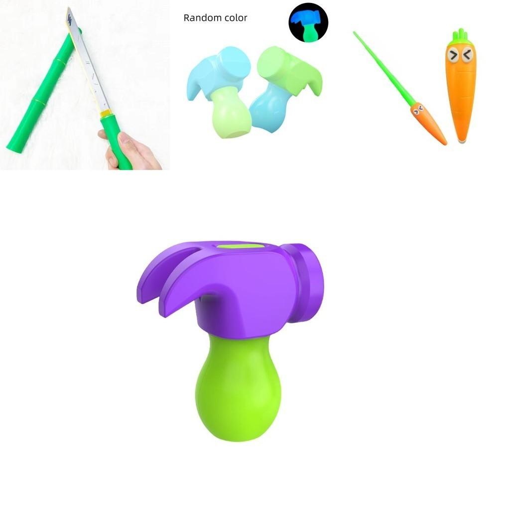 Gravity Carrot Knife With 3d Design Glowing Butterfly Knife Flashy Printed Carrot Knife And Night Light Carrot Knife