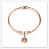 European and American LifeTree Rhinestone Titanium Steel Bracelet with Stainless Steel Magnet for Women