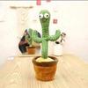 Jouet en Peluche - Cactus - 120 Chansons - Enregistrement - Apprentissage - Lumière