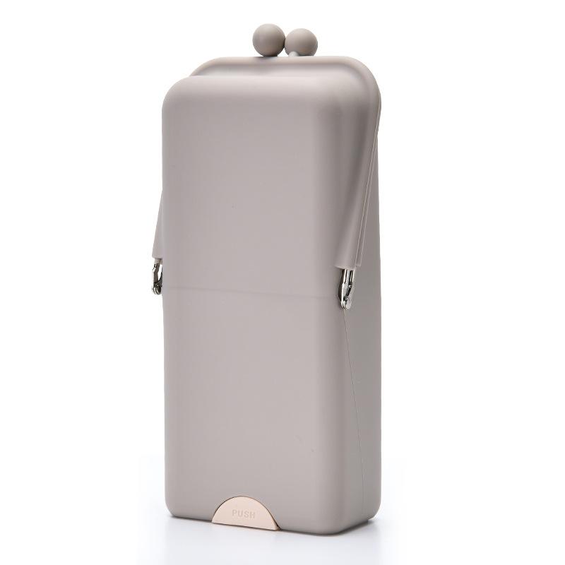 1pcs Silicone Makeup Brush Storage Bag Cosmetic Tool Travel Waterproof Makeup Silicone Organizer Portable Toiletry Storage Box