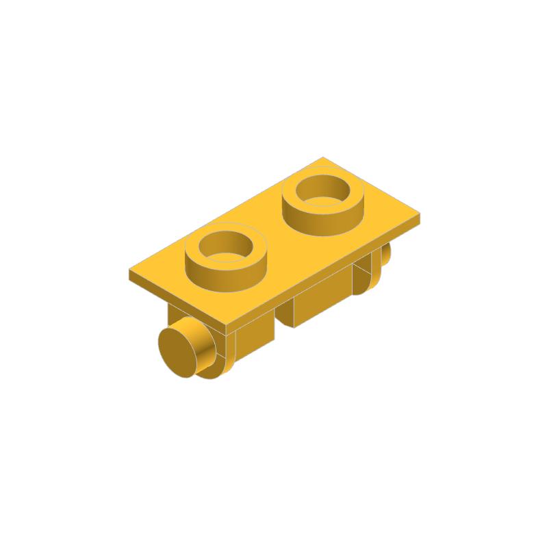Non-Toxic 10Pcs 3938 High-Tech Building Blocks Parts Hinge Brick 1 X 2 Base Top Thin Plate Model Educational Tech Moc Kid
