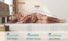 Mattress 140x200, Height 20cm, Ergonomic Cold Foam Mattress, Fabric with Soft Surface, Medium Firmness