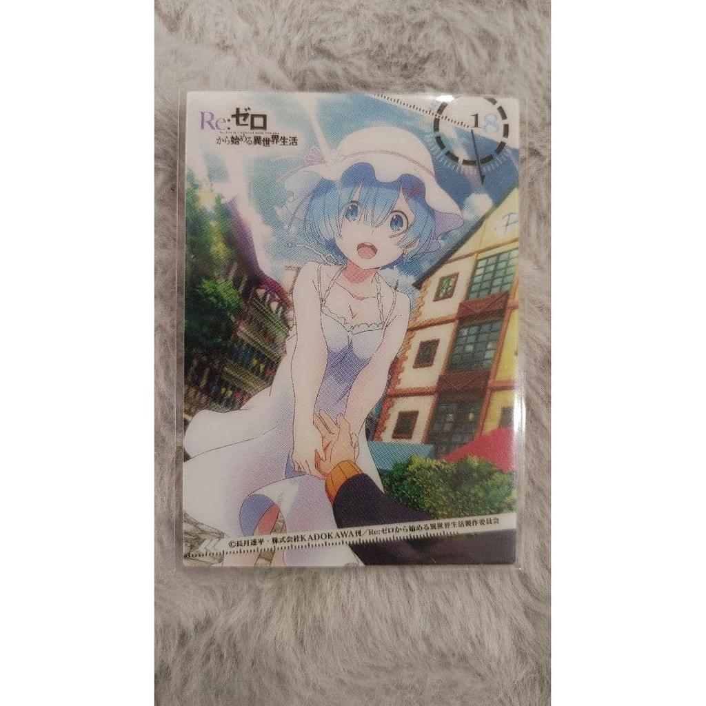 Used Re:Zero - Starting Life in Another World Card No.18 Rem