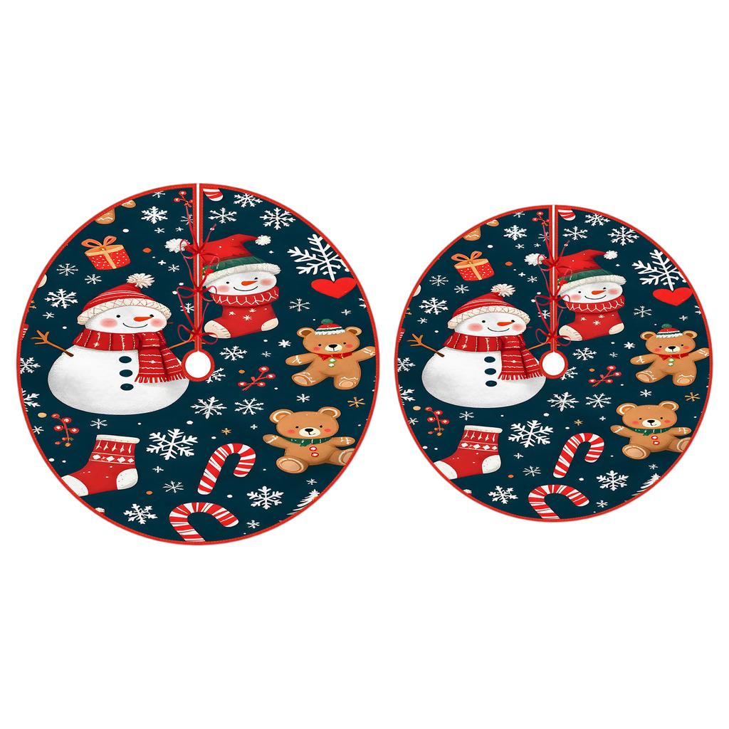 Christmas Tree Skirt Christmas Tree Bottom Decoration Short Furry Tree Skirt Tree Bottom Decoration